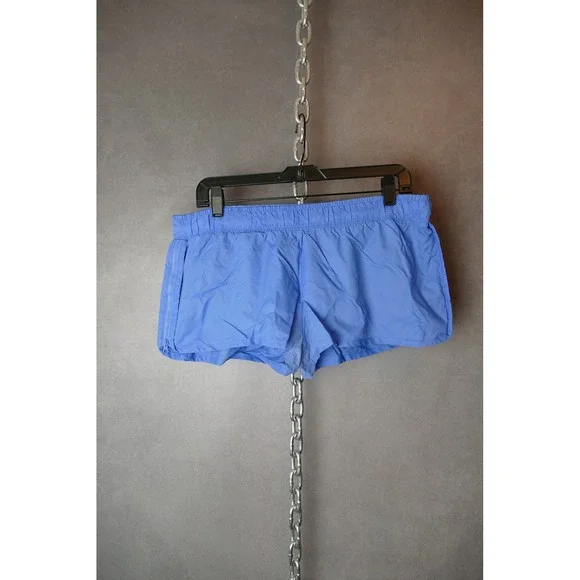Adidas by Stella McCartney Blue Athletic Running Shorts Women's Size L - Picture 1 of 10